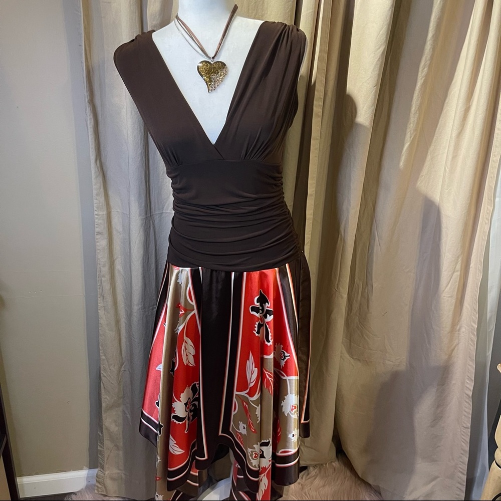 Intrigue handkerchief dress sz M